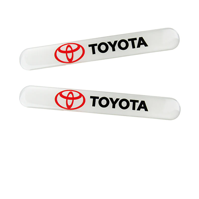 Toyota Set LOGO Emblems with Keychain Tire Wheel Valves Silver Air Caps - US SELLER - Image 8