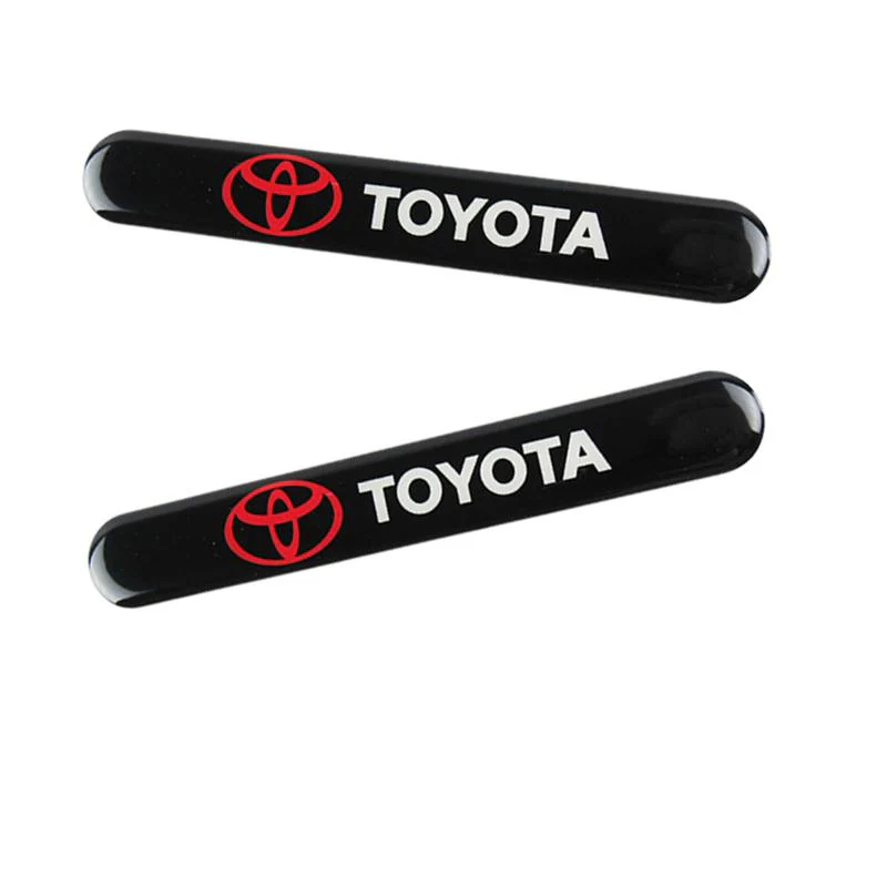 Toyota Set LOGO Emblems with Silver Keychain Tire Wheel Valves Air Caps - US SELLER - Image 4