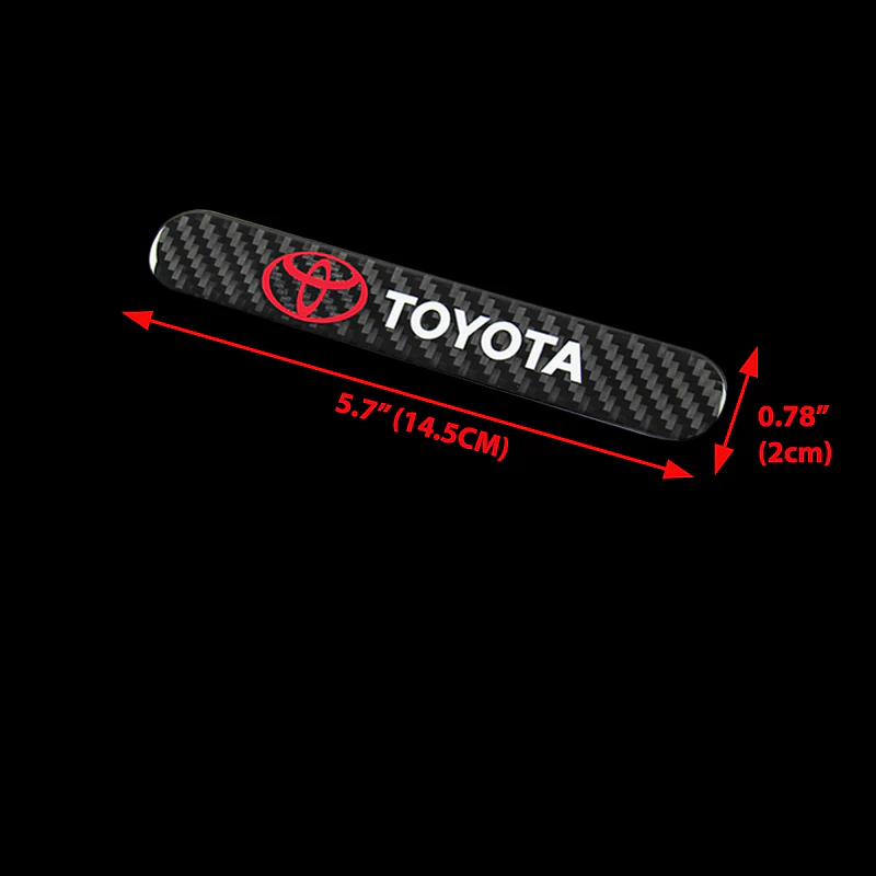 Toyota Set LOGO Emblems with Wheel Tire Valves Air Caps Keychain Black - US SELLER - Image 5