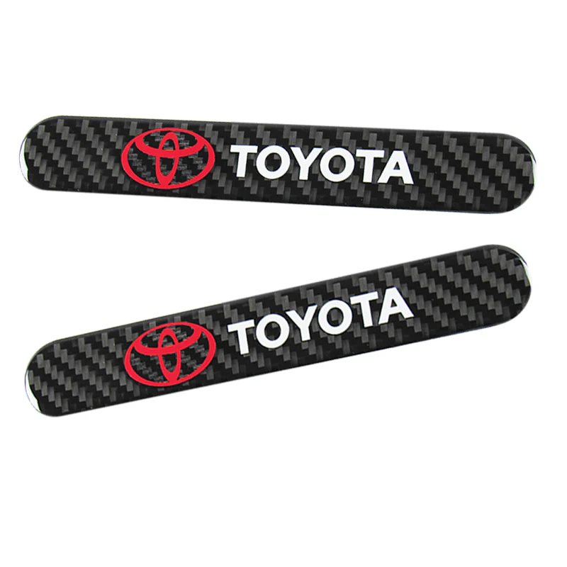 Toyota Set LOGO Emblems with Wheel Tire Valves Air Caps Keychain Black - US SELLER - Image 8
