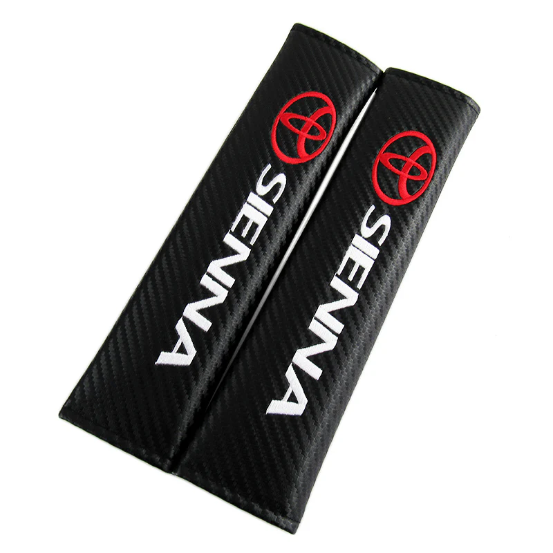 New Toyota Sienna Car Center Console Armrest Cushion Mat Pad Cover Stitched Embroidery Logo with Seat Belt Cover Set - Image 8