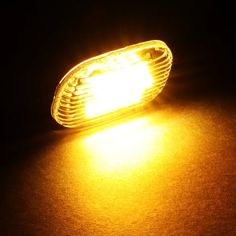 Toyota Supra / Celica / MR2 Spyder Amber LED Turn Signal Front Side Marker Lights -Clear Lens - Image 4