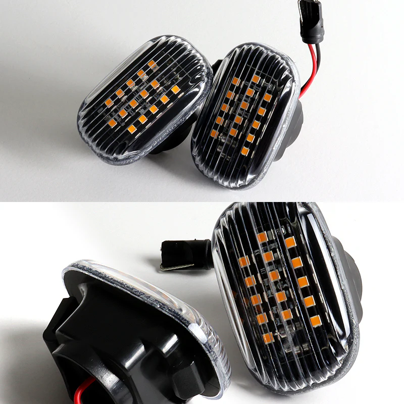 Toyota Supra / Celica / MR2 Spyder Amber LED Turn Signal Front Side Marker Lights -Clear Lens - Image 5