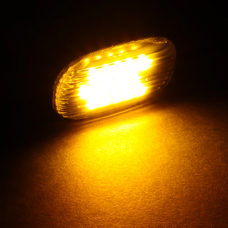 Toyota Supra / Celica / MR2 Spyder Amber LED Turn Signal Front Side Marker Lights -Smoked Lens - Image 5