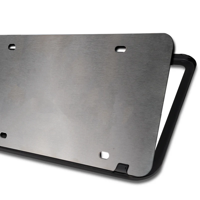 Toyota Tacoma Black Stainless Steel Laser Etched License Plate Frame Genuine OEM GF.TAC.EB - Image 8