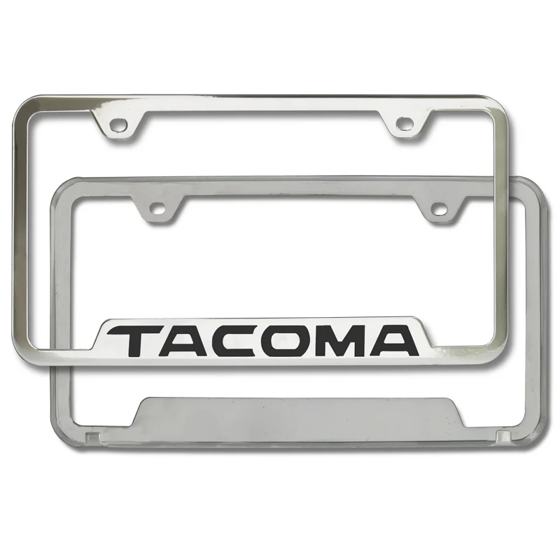 Toyota Tacoma Stainless Steel Laser Etched License Plate Frame Genuine OEM GF.TAC.EC - Image 2