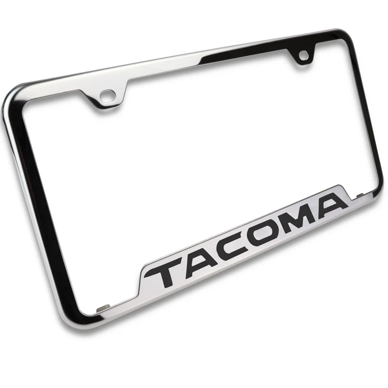 Toyota Tacoma Stainless Steel Laser Etched License Plate Frame Genuine OEM GF.TAC.EC - Image 3