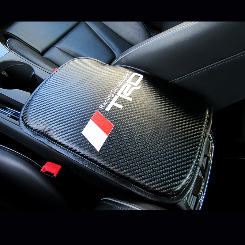 Toyota TRD Carbon Fiber Look Armrest Cushion - Image 3