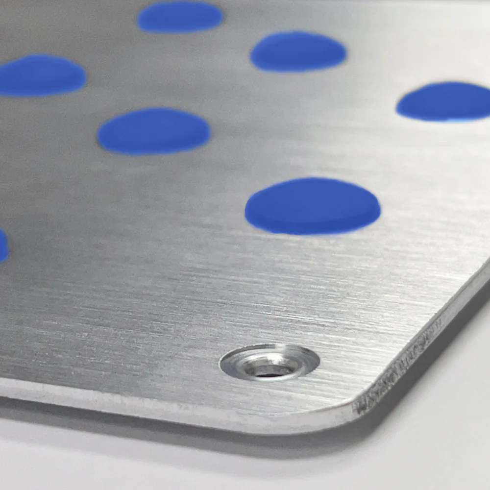 TOYOTA TRD Large Anti-Skid Floor Mat Carpet Foot Pedal Aluminum Plate - Image 3