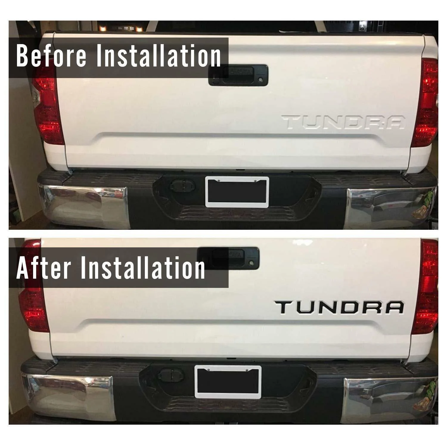 Toyota Tundra 2014-2019 Logo 3D ABS Tailgate Inserts Letters for Badge Emblem X1 - Image 2
