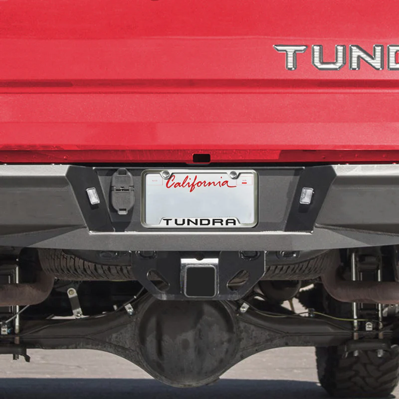 Toyota Tundra Chrome Stainless Steel Laser Etched License Plate Frame Genuine OEM GF.TUN.EC - Image 5
