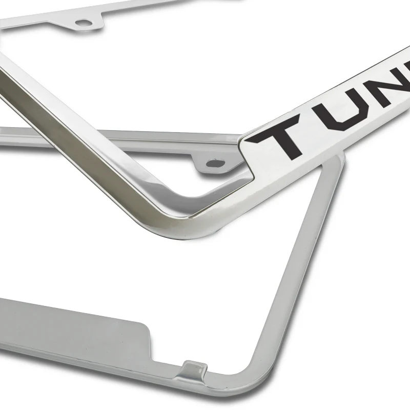 Toyota Tundra Chrome Stainless Steel Laser Etched License Plate Frame Genuine OEM GF.TUN.EC - Image 6