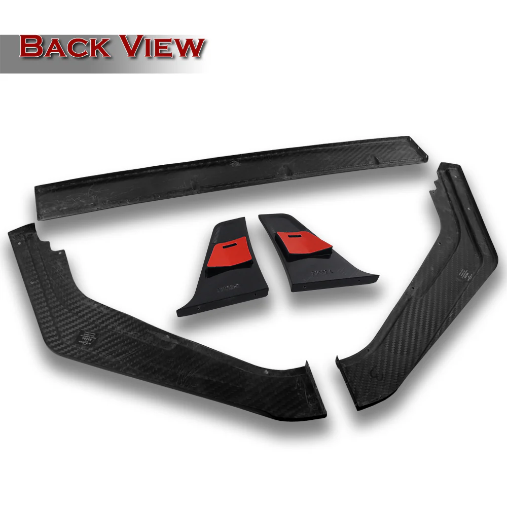 TR-Style For 2023-2026 Honda Civic Type-R FL5 Front Bumper Lower Lip Splitter -Real Carbon Fiber - Image 4
