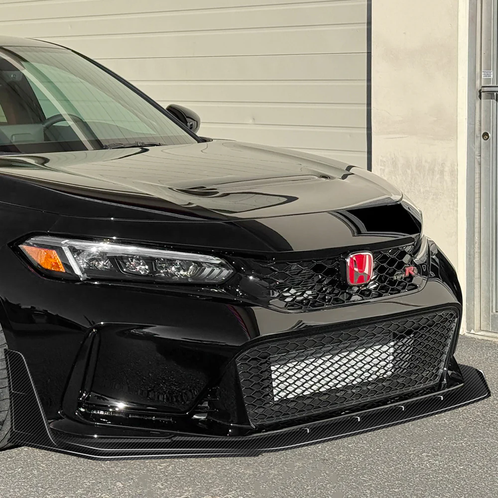 TR-Style For 2023-2026 Honda Civic Type-R FL5 Front Bumper Lower Lip Splitter -Real Carbon Fiber - Image 5
