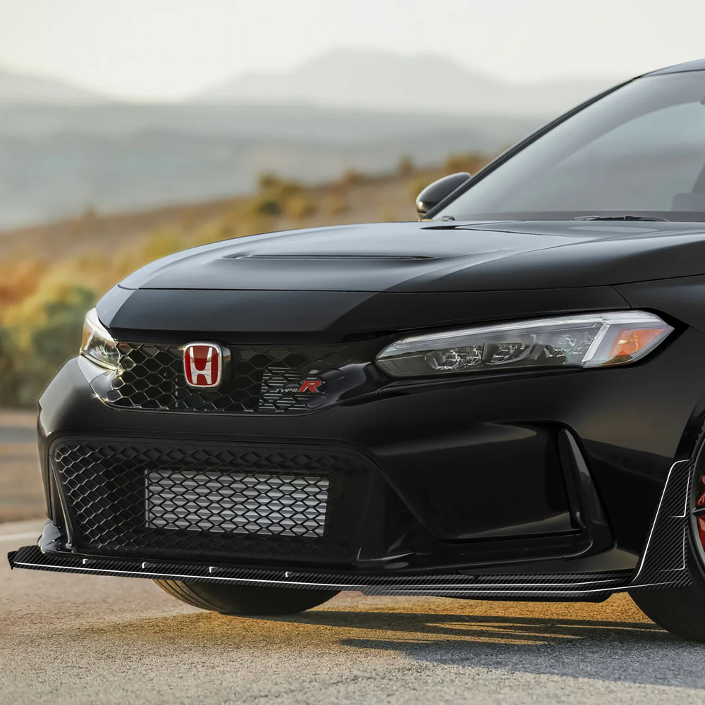 TR-Style For 2023-2026 Honda Civic Type-R FL5 Front Bumper Lower Lip Splitter -Real Carbon Fiber - Image 7