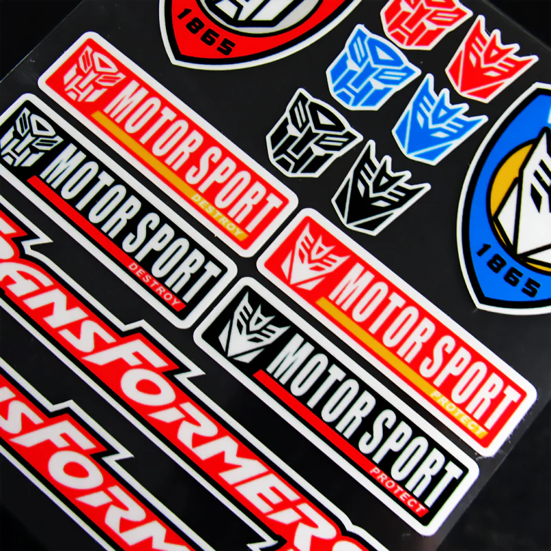 TRANSFORMER Car Door Window Laptop Case Vinyl Decal Sticker - 14pcs (Set) - Image 3