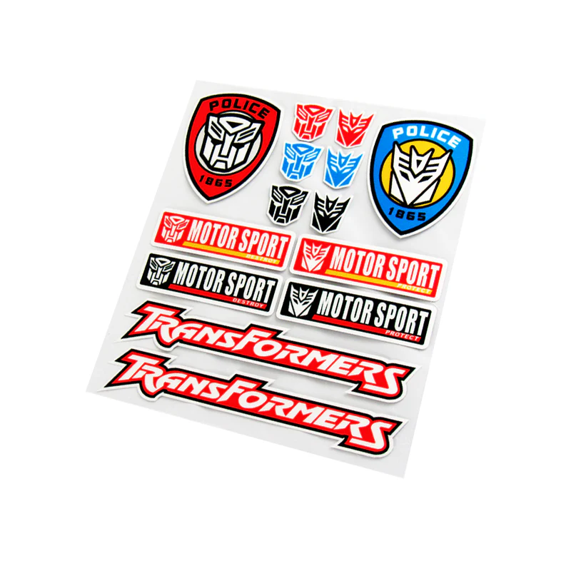 TRANSFORMER Car Door Window Laptop Case Vinyl Decal Sticker - 14pcs (Set) - Image 5