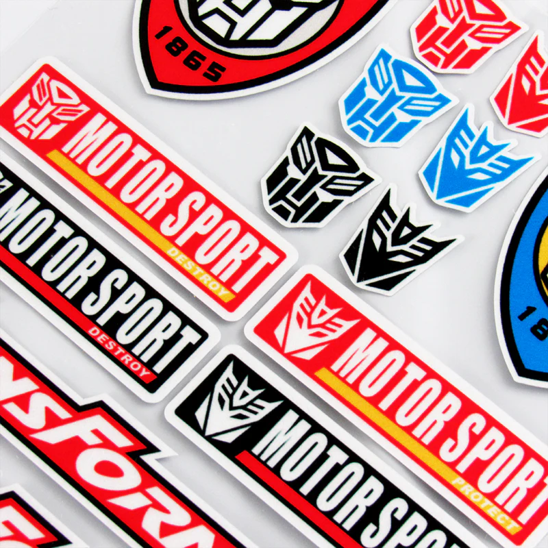 TRANSFORMER Car Door Window Laptop Case Vinyl Decal Sticker - 14pcs (Set) - Image 6