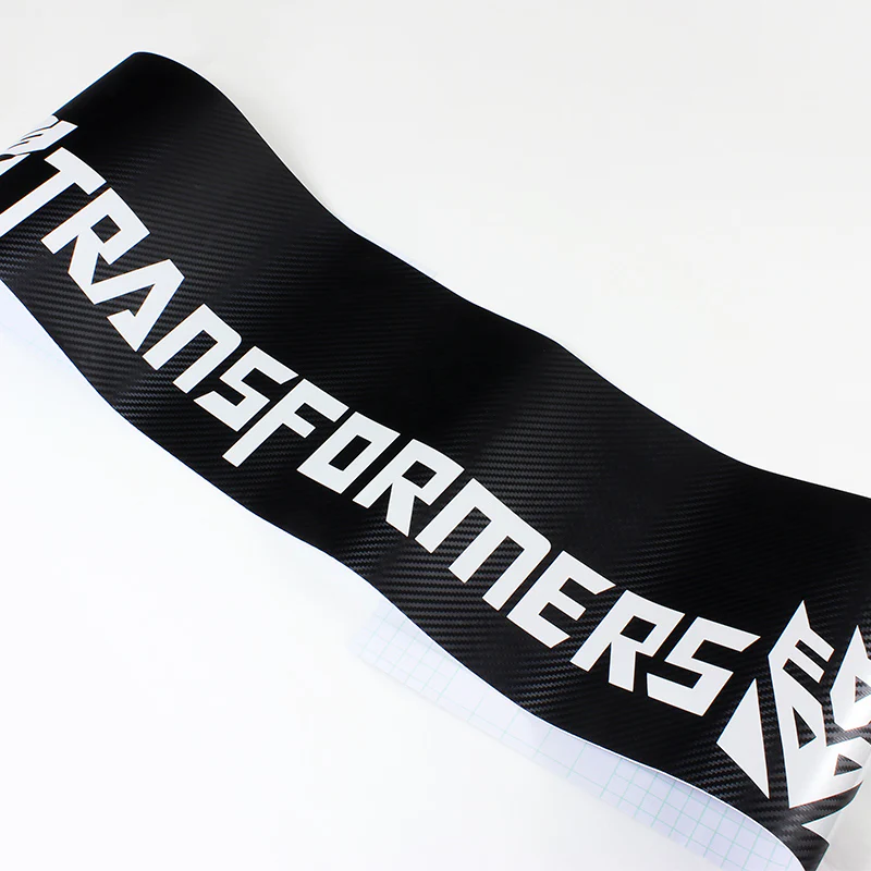 Transformers Carbon Fiber Windshield Banner - Image 2