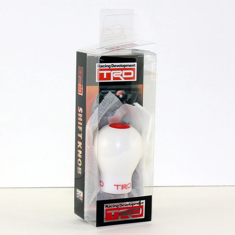 Toyota TRD White & Red Duracon Shift Knob - Image 4