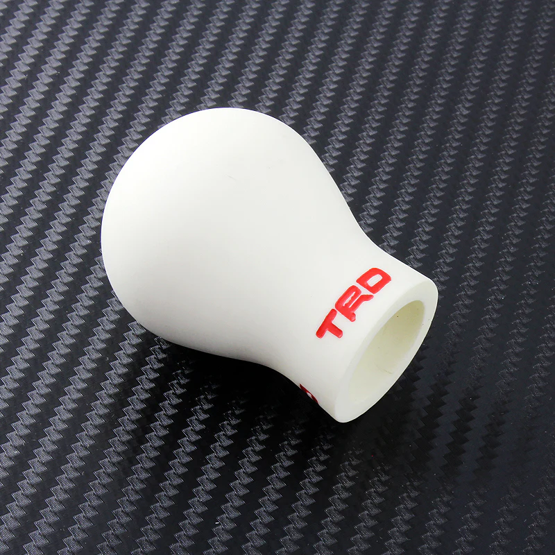 Toyota TRD White Duracon Shift Knob - Image 3