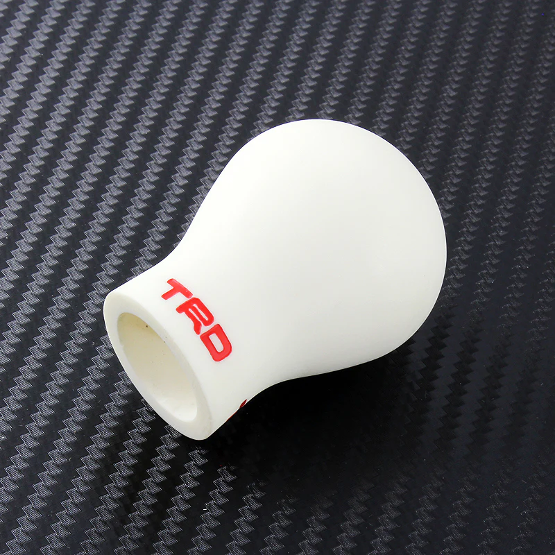 Toyota TRD White Duracon Shift Knob - Image 5
