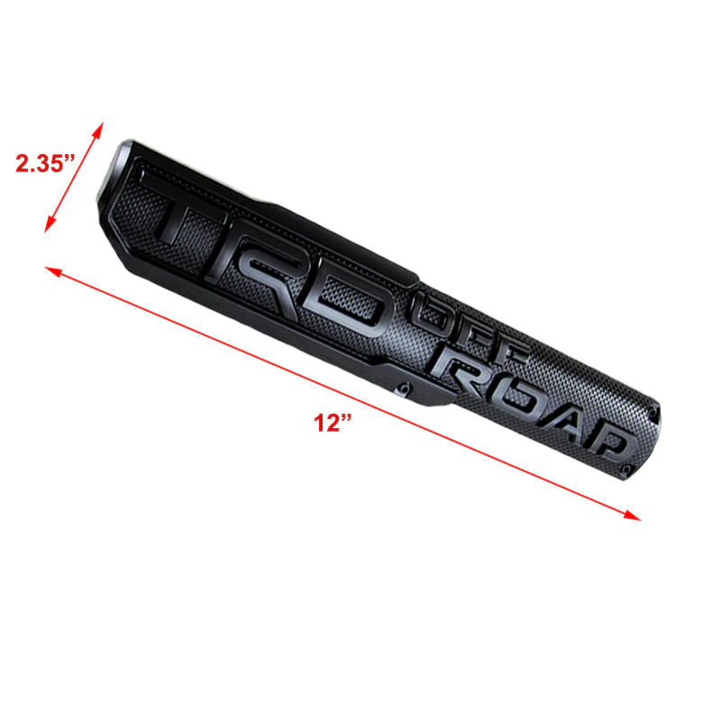 TRD OFF ROAD Toyota Tacoma OEM 3D ABS Molded Nameplate Emblem Badge with Keychain - Image 4