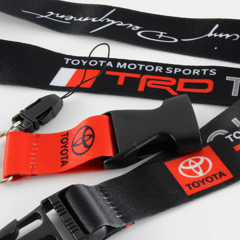 TRD OFF ROAD Toyota Tacoma OEM 3D ABS Molded Nameplate Emblem Badge with Keychain - Image 7