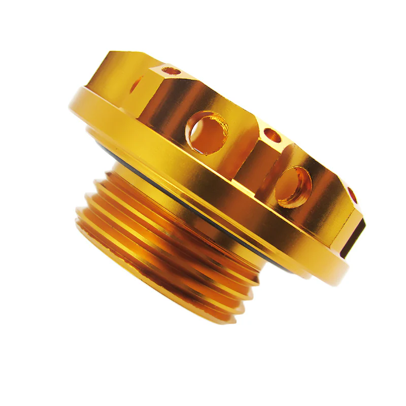 Toyota TRD Gold Aluminum Alloy Engine Oil Filler Cap - Image 2