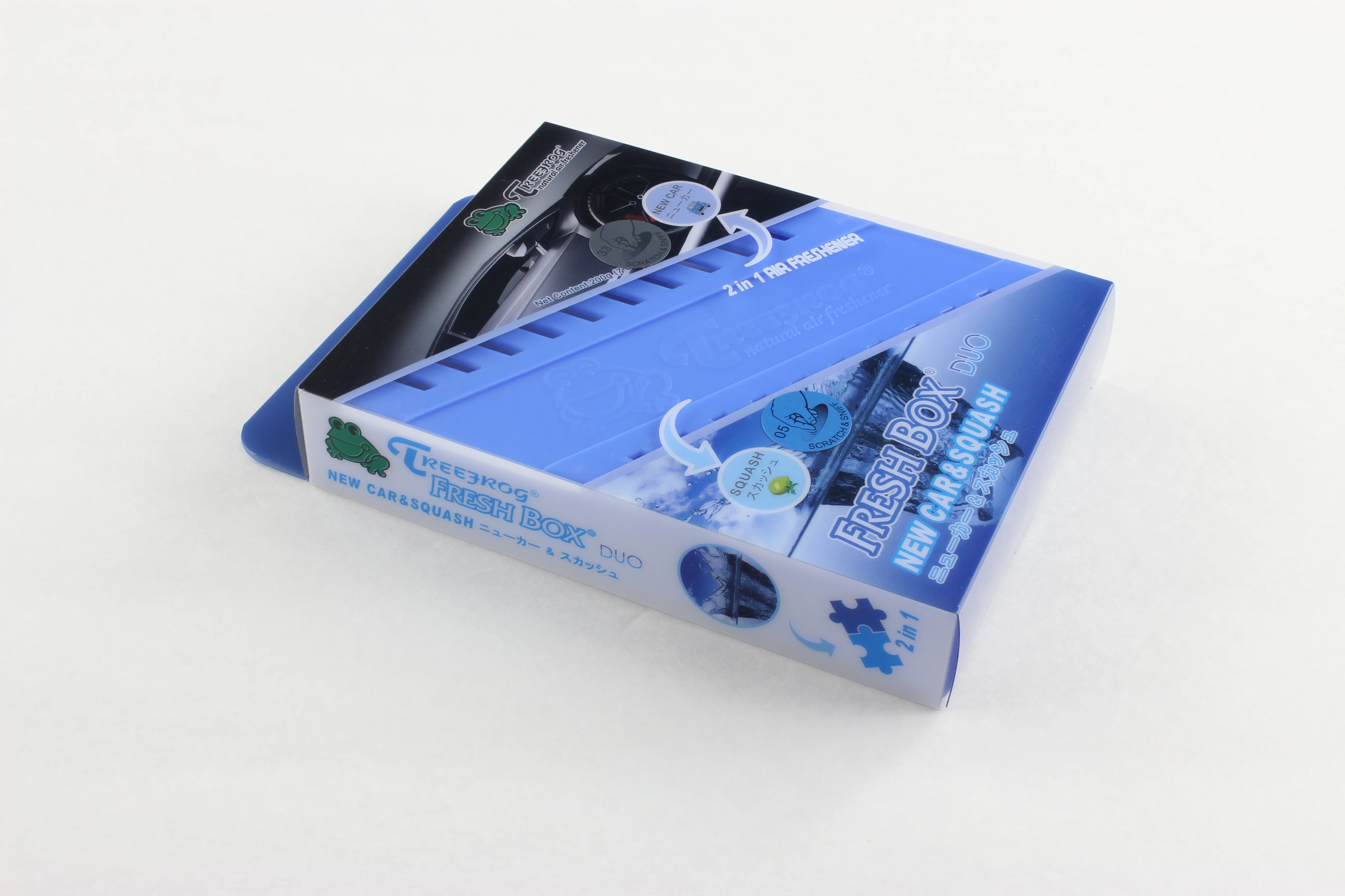 Tree Fog Natural Extreme Car Air Freshener Fresh Box -New Car + Squash Mixed X6 - Image 4