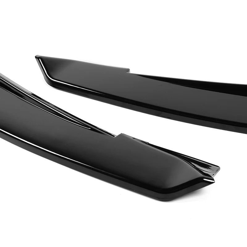 TS-Style For 2021-2025 Acura TLX Front Bumper Splitter Spoiler Lip 2-PCS -Painted Black - Image 2
