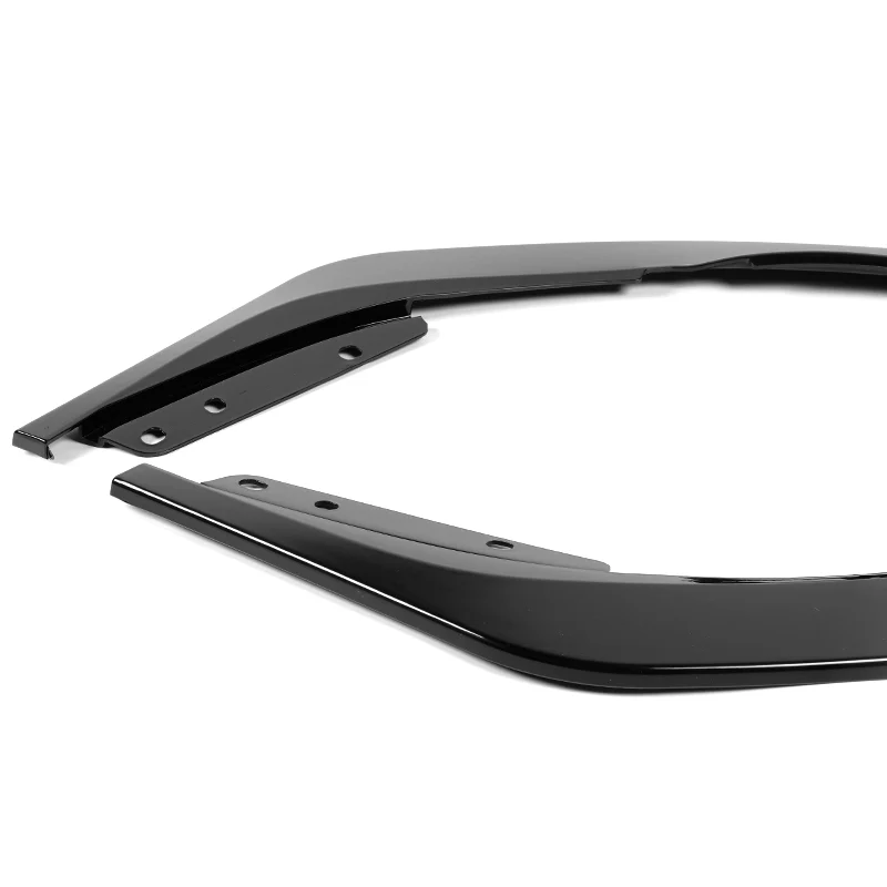 TS-Style For 2021-2025 Acura TLX Front Bumper Splitter Spoiler Lip 2-PCS -Painted Black - Image 3