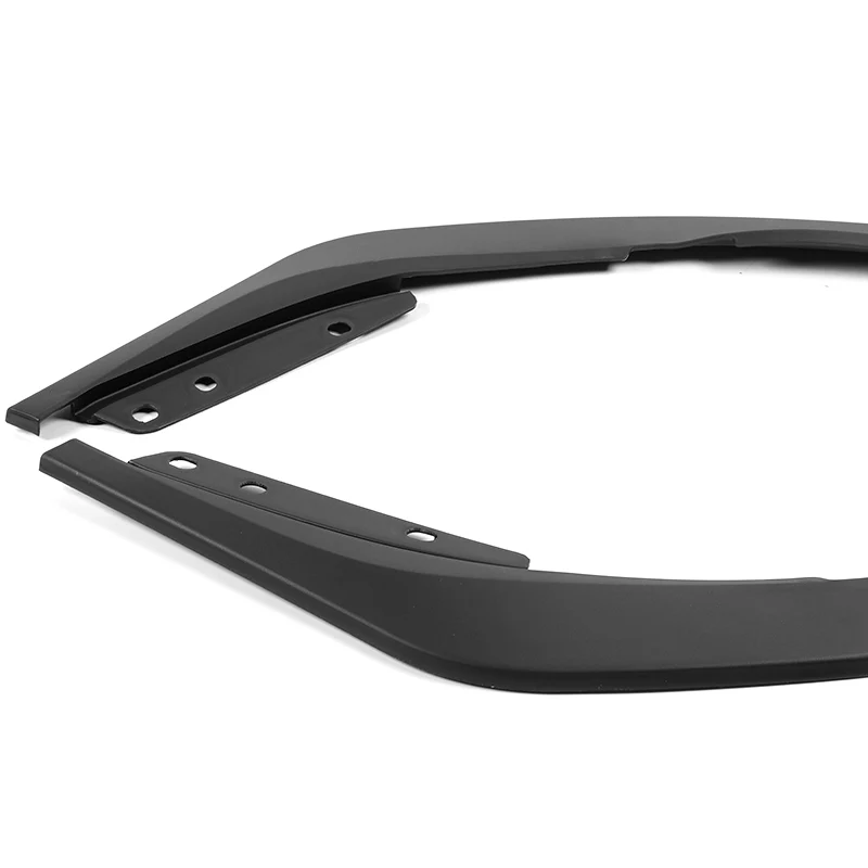 TS-Style For 2021-2025 Acura TLX Front Bumper Splitter Spoiler Lip 2-PCS -Unpainted Matte Black - Image 3