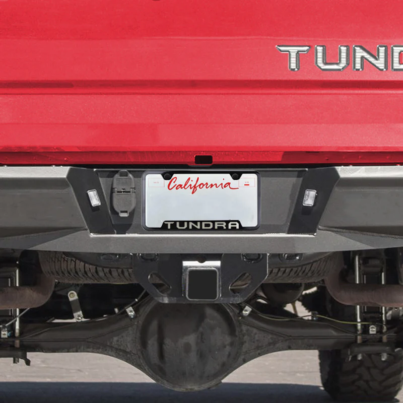 Toyota Tundra Black Stainless Steel Laser Etched License Plate Frame Genuine OEM GF.TUN.EB - Image 5