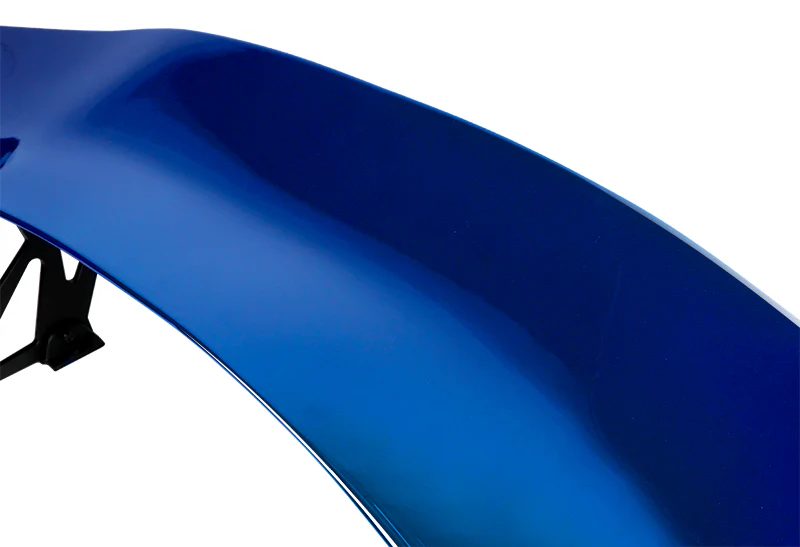 Type-1 GT-Style Adjustable Bracket Rear Trunk Lip Universal Spoiler Wing 57" -ABS Painted Blue - Image 4