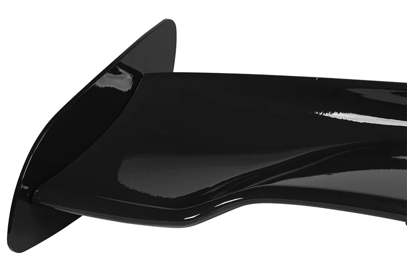 Type-3 GT-Style Adjustable Bracket Rear Trunk Lip Universal Spoiler Wing 57" -ABS Painted Black - Image 3
