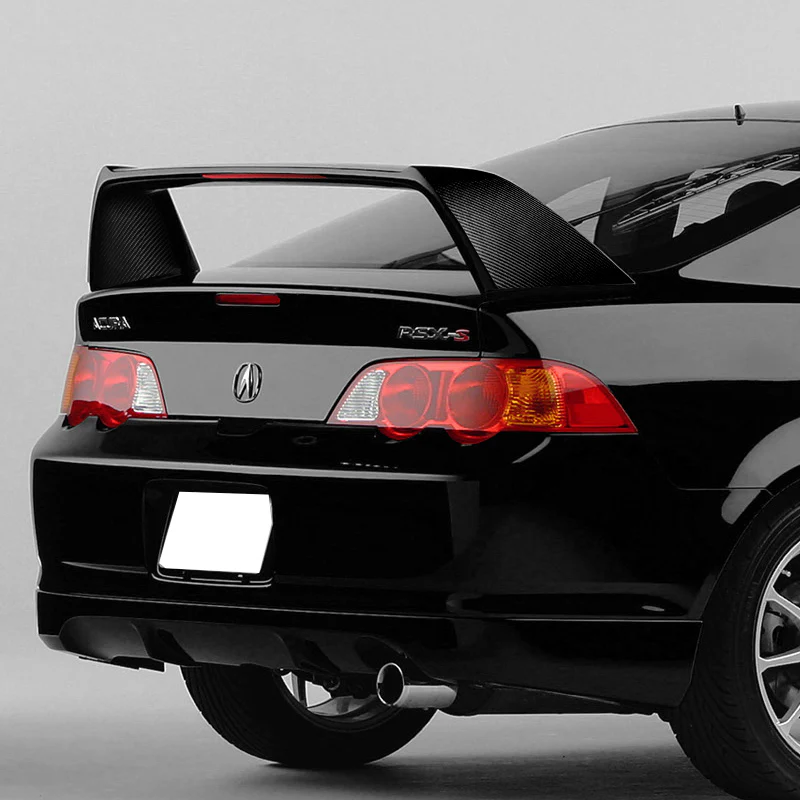 Type-R Rear Trunk Lip Spoiler Wing For 2002-2006 Acura RSX DC5 With LED Brake Light -Real Carbon Fiber - Image 5