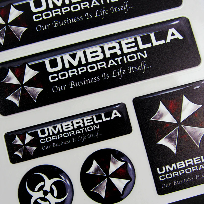 Umbrella Corporation Hive Resident Car Window Laptop Vinyl Reflective Decal Sticker - Image 4