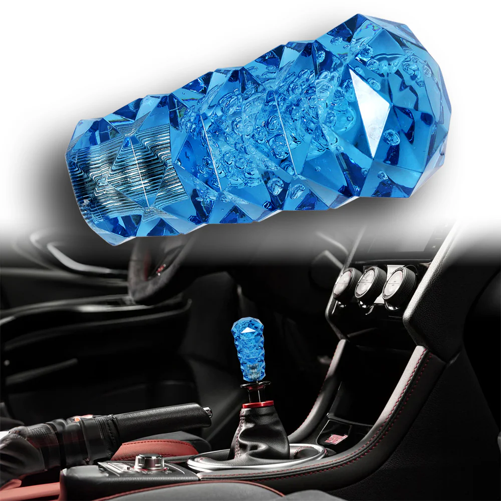 Universal 3D Diamond Crystal VIP Manual Bubble Shifter Shift Knob Head - 10CM - Image 10