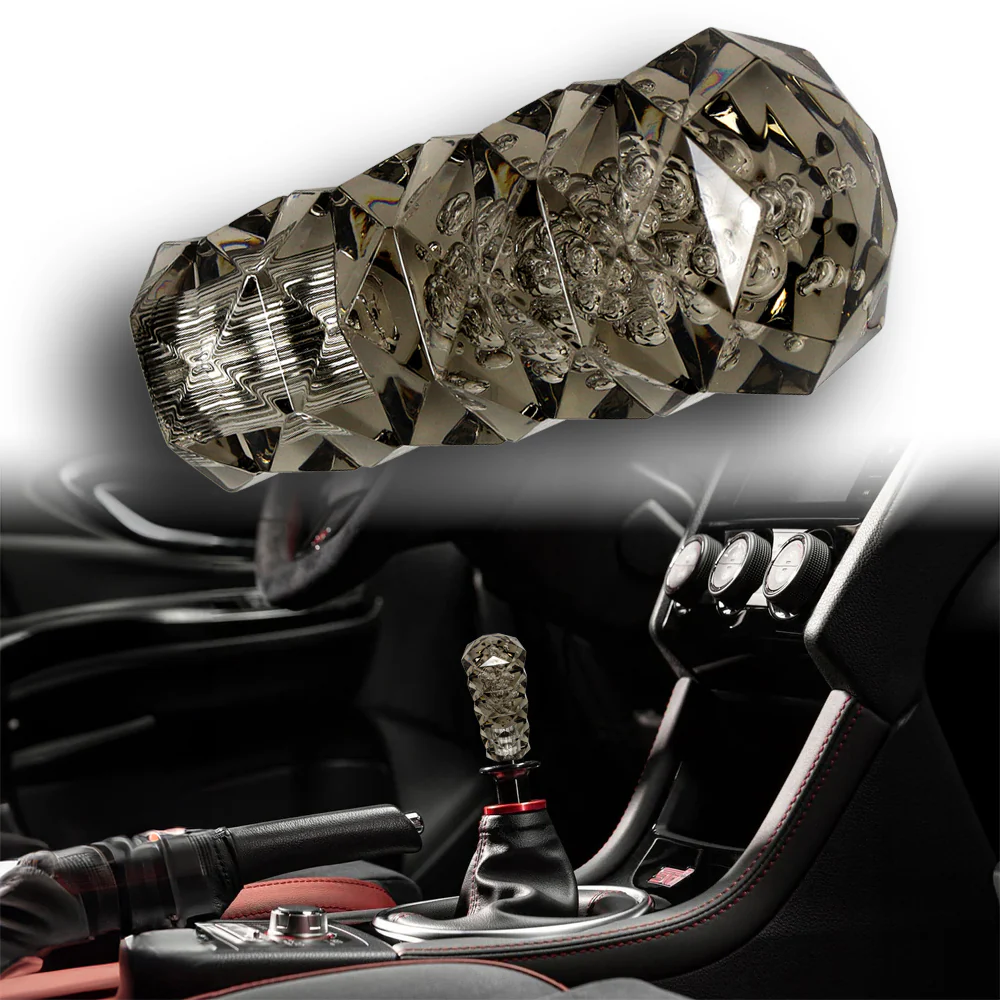 Universal 3D Diamond Crystal VIP Manual Bubble Shifter Shift Knob Head - 10CM - Image 7