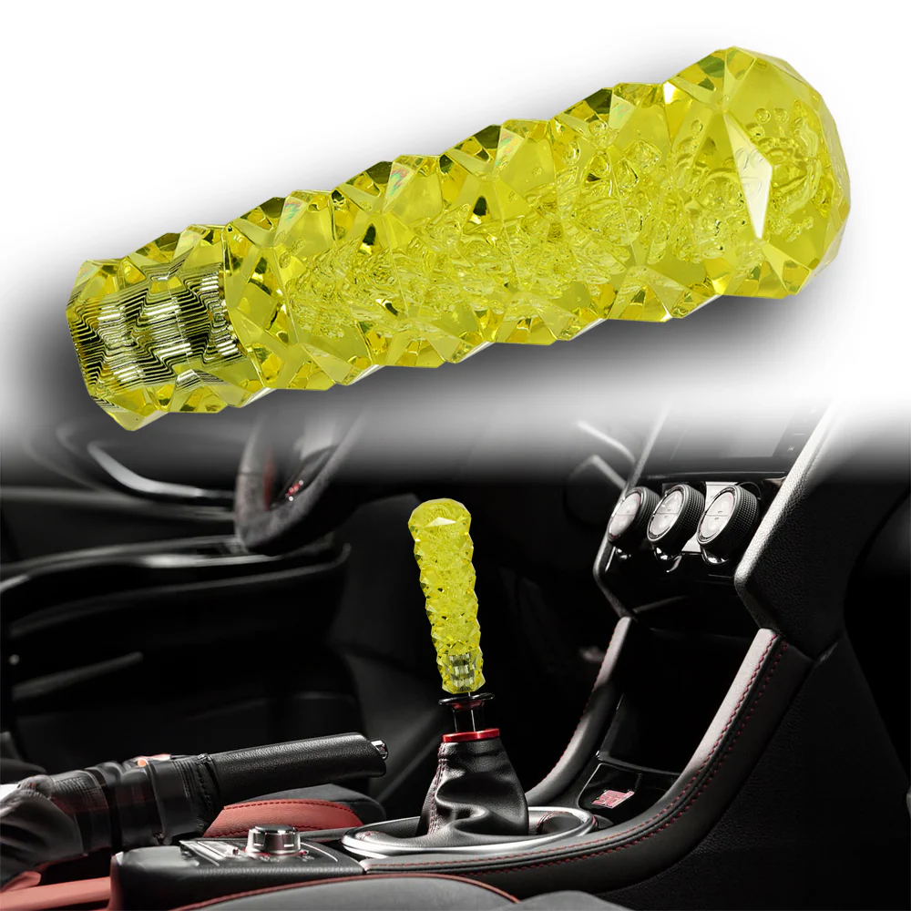 Universal 3D Diamond Crystal VIP Manual Bubble Shifter Shift Knob Head - 15CM - Image 3