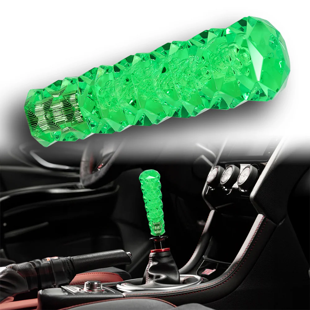 Universal 3D Diamond Crystal VIP Manual Bubble Shifter Shift Knob Head - 15CM - Image 4