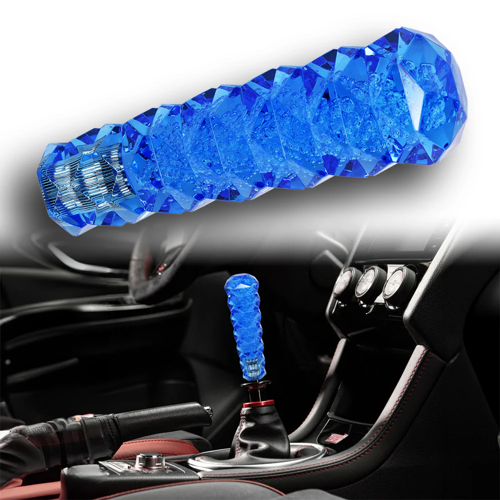 Universal 3D Diamond Crystal VIP Manual Bubble Shifter Shift Knob Head - 15CM - Image 5