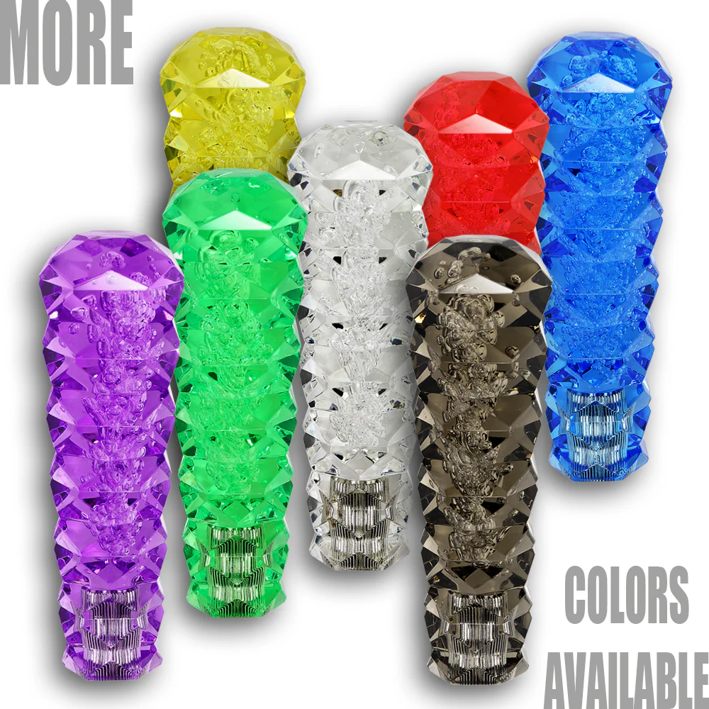 Universal 3D Diamond Crystal VIP Manual Bubble Shifter Shift Knob Head - 15CM - Image 8