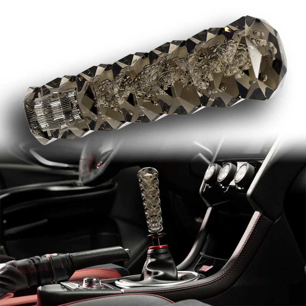 Universal 3D Diamond Crystal VIP Manual Bubble Shifter Shift Knob Head - 15CM - Image 9