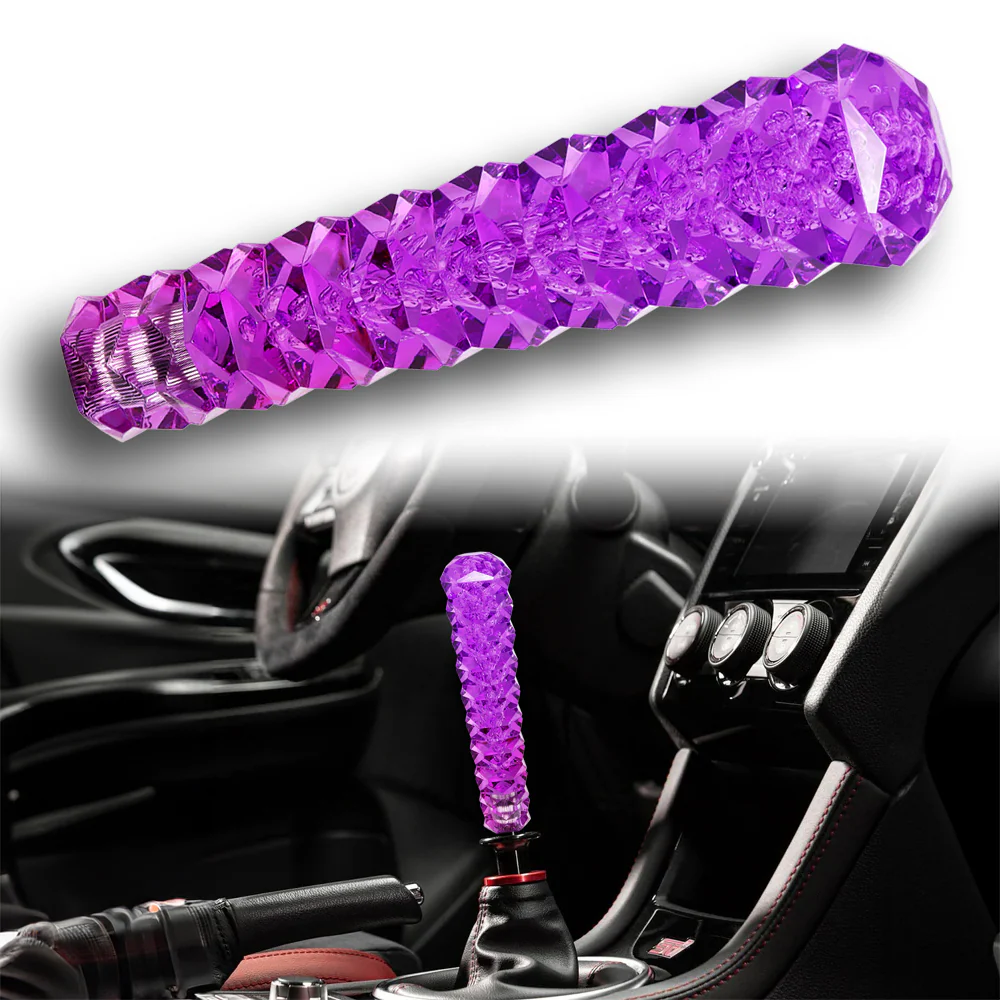 Universal 3D Diamond Crystal VIP Manual Bubble Shifter Shift Knob Head - 20CM - Image 2