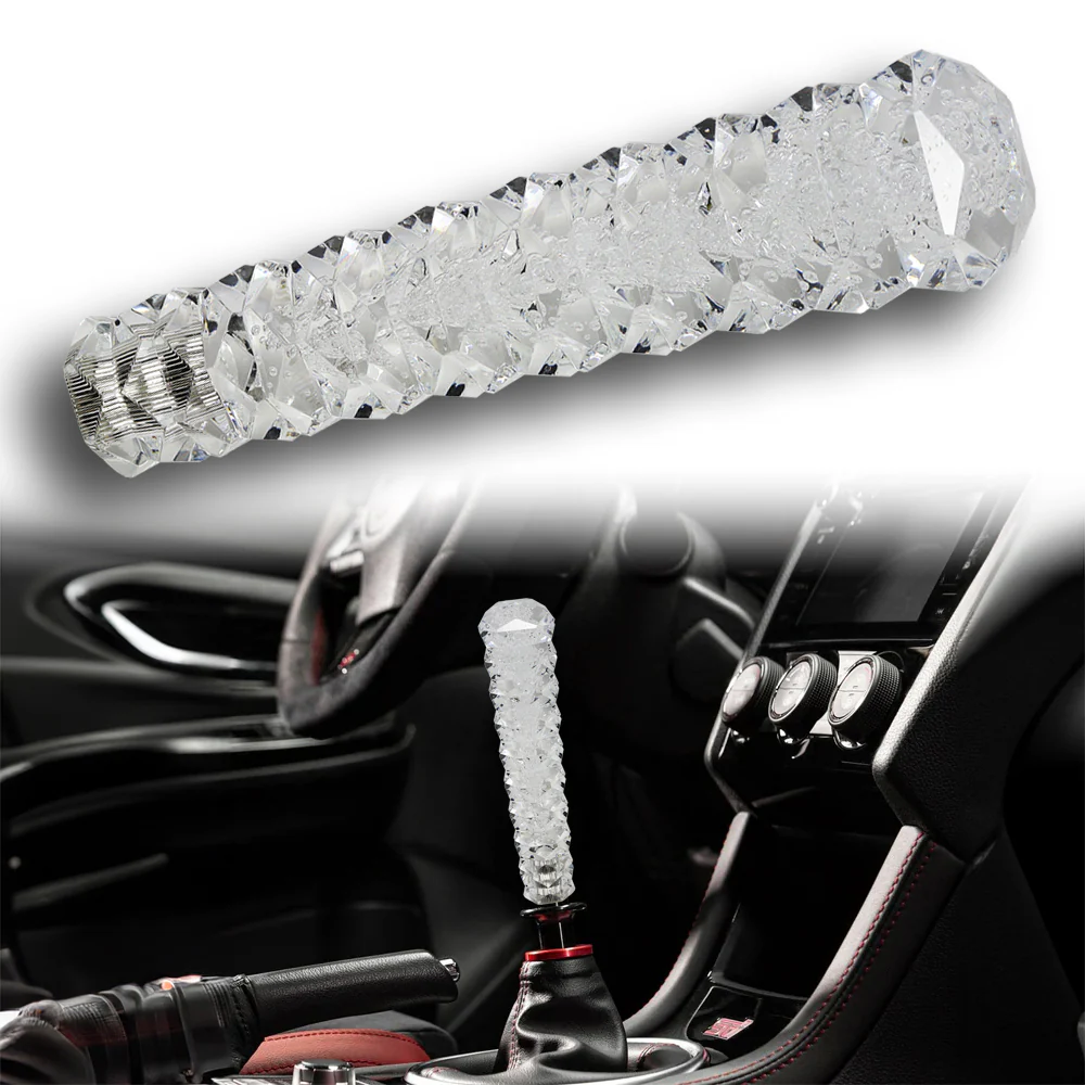 Universal 3D Diamond Crystal VIP Manual Bubble Shifter Shift Knob Head - 20CM - Image 4