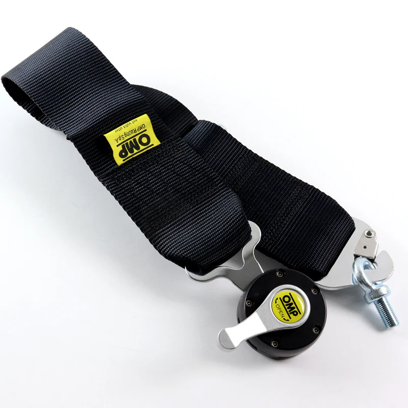 Universal 4 Point Black Camlock Quick Release Car Seat Belt Harness F OMP Racing 3" - Image 3