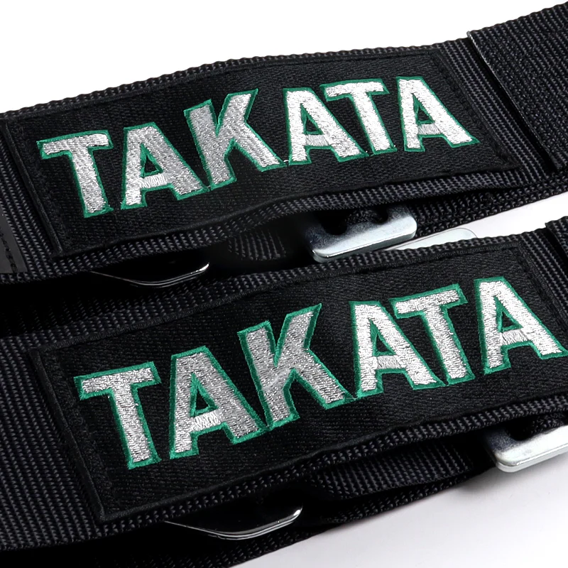 Universal 4 Point Black Camlock Quick Release Car Seat Belt Snap-On Harness TAKATA Racing 3" - Image 2