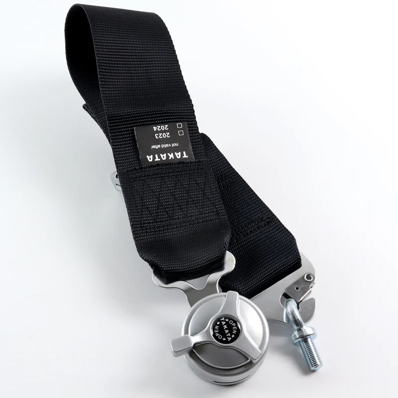Universal 4 Point Black Camlock Quick Release Car Seat Belt Snap-On Harness TAKATA Racing 3" - Image 6